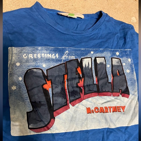 Stella McCartney Logo Print Tee "Greetings from Stella McCartney" - Picture 4 of 4